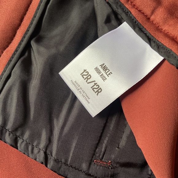 EXPRESS | Terracotta Ankle Pants - Picture 7 of 10